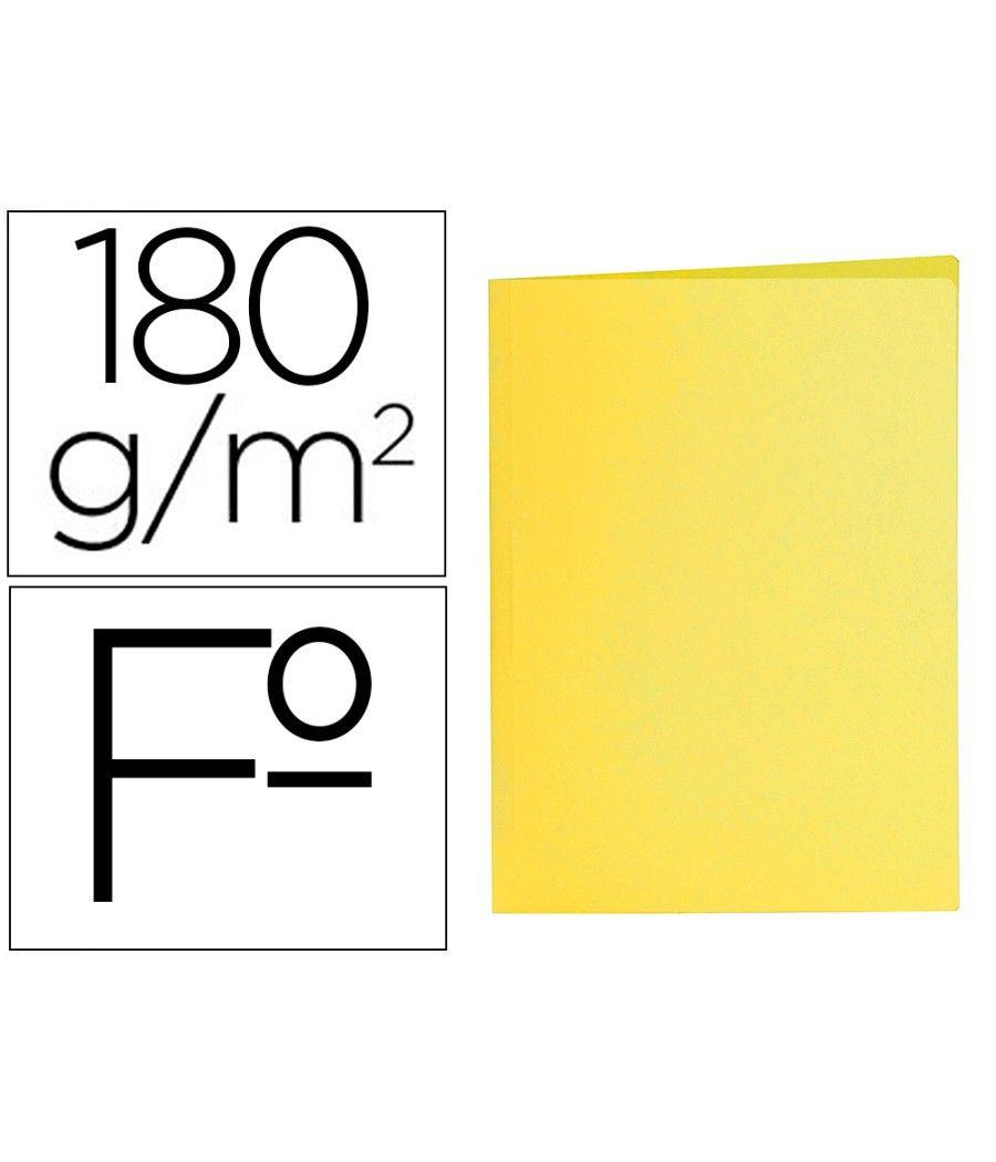 Subcarpeta liderpapel folio amarillo intenso 180g/m2 PACK 50 UNIDADES - Imagen 1