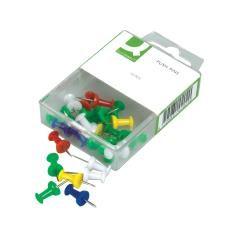 Señalizador de planos q-connect -caja de 25 unidadescolores surtidos