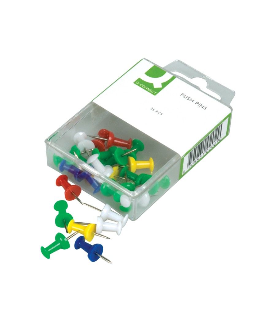 Señalizador de planos q-connect -caja de 25 unidadescolores surtidos - Imagen 2
