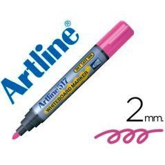 Rotulador artline pizarra ek-517 rosa -punta redonda 2 mm -tinta de bajo olor PACK 12 UNIDADES - Imagen 1