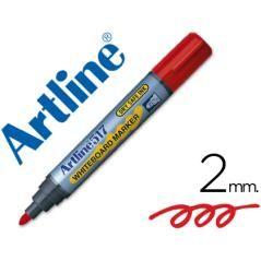 Rotulador artline pizarra ek-517 rojo -punta redonda 2 mm -tinta de bajo olor PACK 12 UNIDADES - Imagen 1