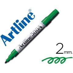 Rotulador artline pizarra ek-500 verde punta redonda 2 mm recargable PACK 12 UNIDADES - Imagen 1