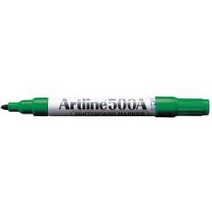 Rotulador artline pizarra ek-500 verde punta redonda 2 mm recargable PACK 12 UNIDADES