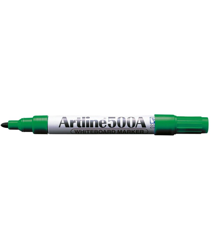 Rotulador artline pizarra ek-500 verde punta redonda 2 mm recargable PACK 12 UNIDADES - Imagen 2