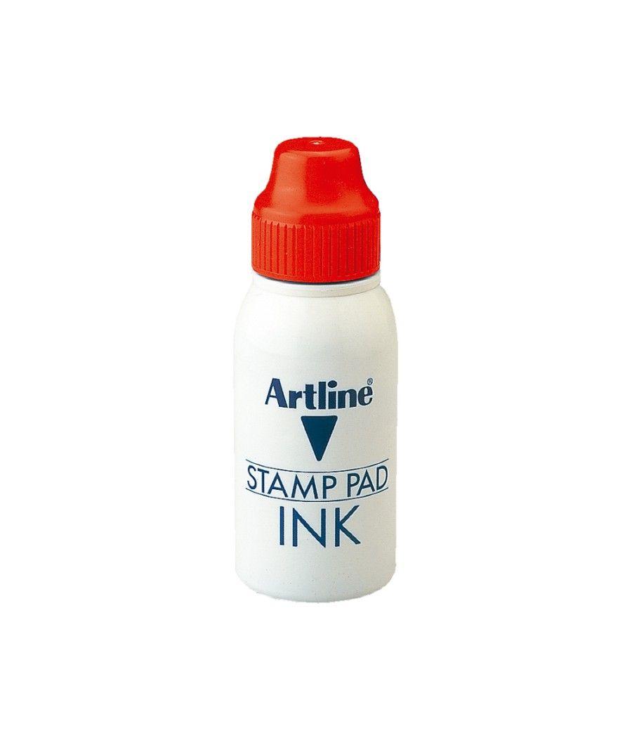 Tinta tampón artline roja frasco de 50 cc - Imagen 2