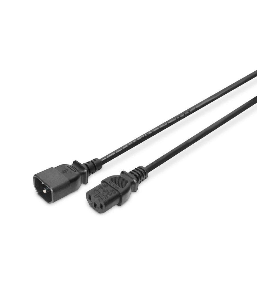 CABLE ALIMENTACION DIGITUS C14 - C13 M/H 1,8M H05VV-F3G 0,75MM SW - Imagen 2