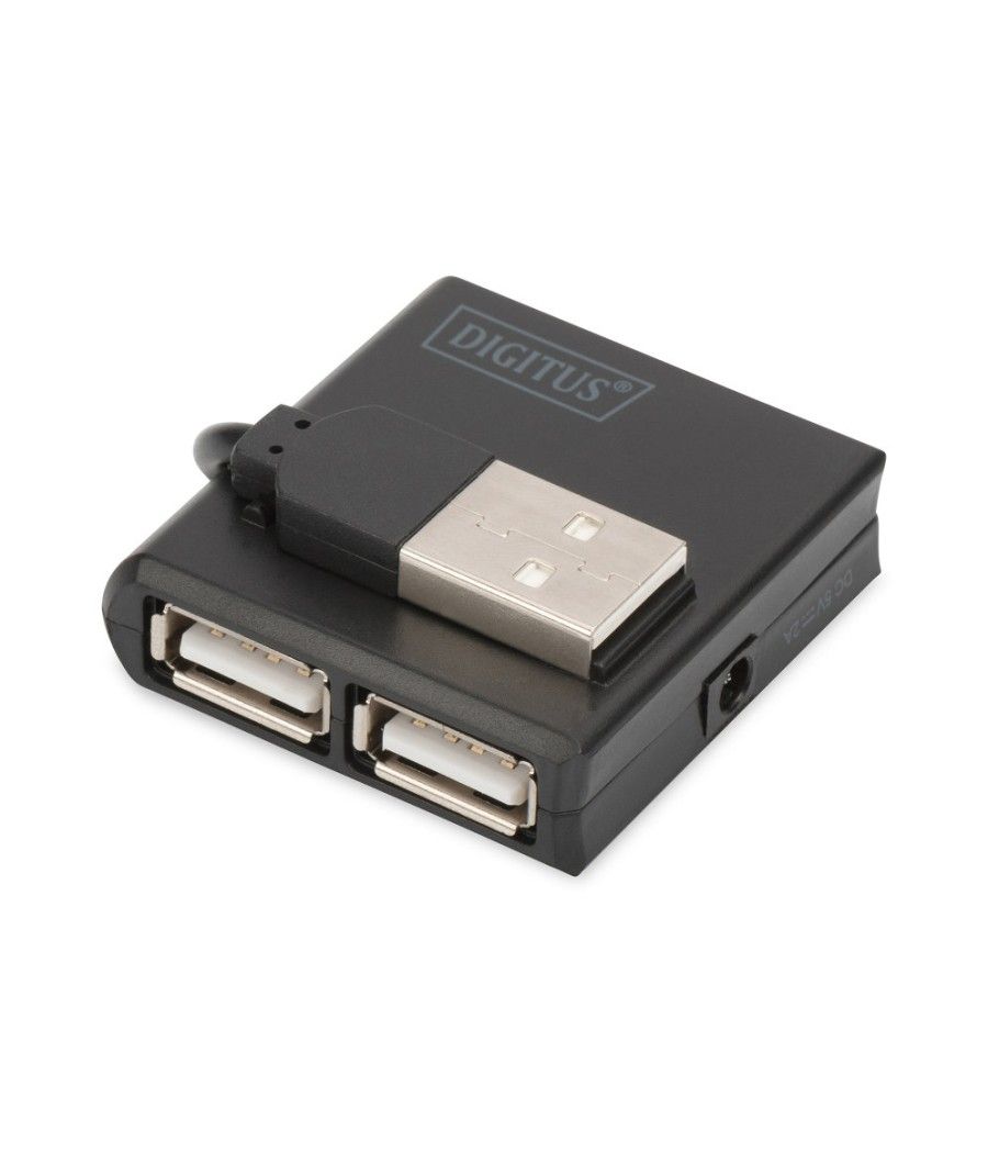 HUB DIGITUS USB 2.0 4X USB A/F 1X USB B MINI/M - Imagen 2