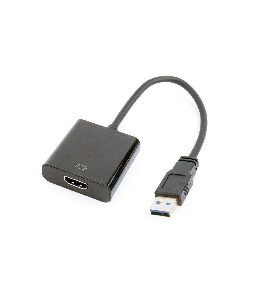 CABLE ADAPTADOR GEMBIRD USB 3.0 MACHO A HDMI HEMBRA NEGRO - Imagen 2