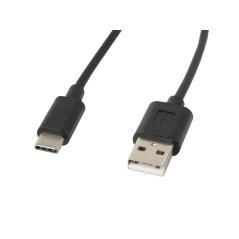 CABLE USB LANBERG 2.0 MACHO/USB C MACHO 1.8M NEGRO - Imagen 2