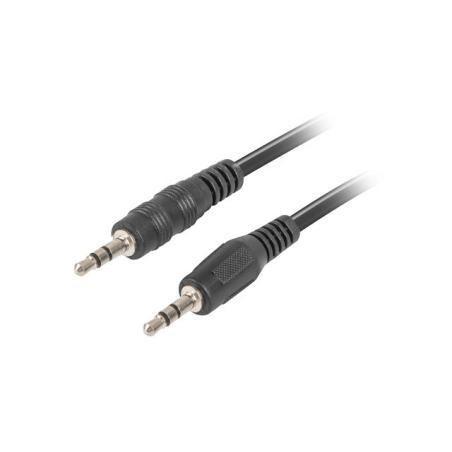 Cable estereo lanberg jack 3.5mm macho/jack 3.5mm macho 2m negro