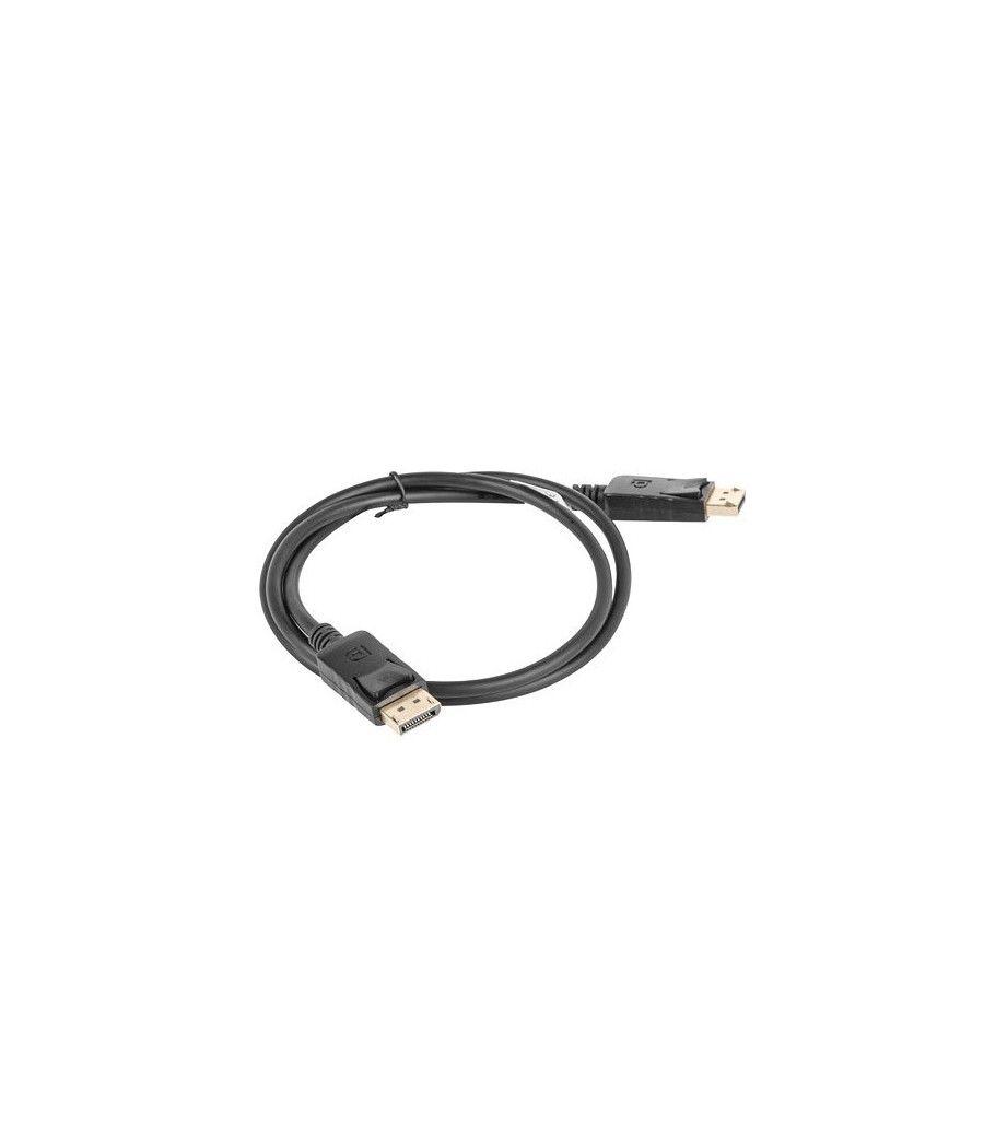 CABLE DISPLAYPORT LANBERG MACHO MACHO 4K 1M NEGRO - Imagen 2