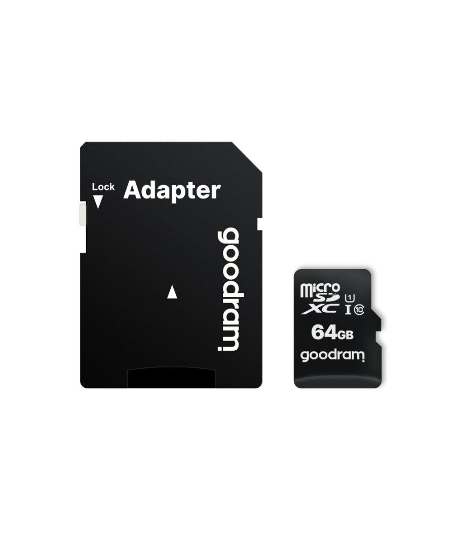 MICRO SD GOODRAM 64GB C10 UHS-I CON ADAPTADOR - Imagen 2