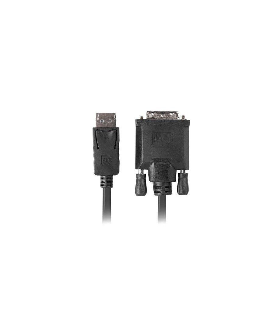 CABLE DISPLAYPORT LANBERG MACHO/DVI-D MACHO 24+1 1.8M NEGRO - Imagen 2