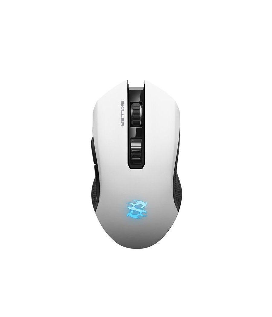 RATON GAMING SHARKOON SGM3 BLANCO RGB - Imagen 1