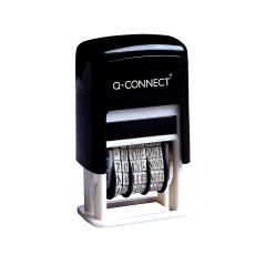 Fechador q-connect entintaje automático 4 mm color negro