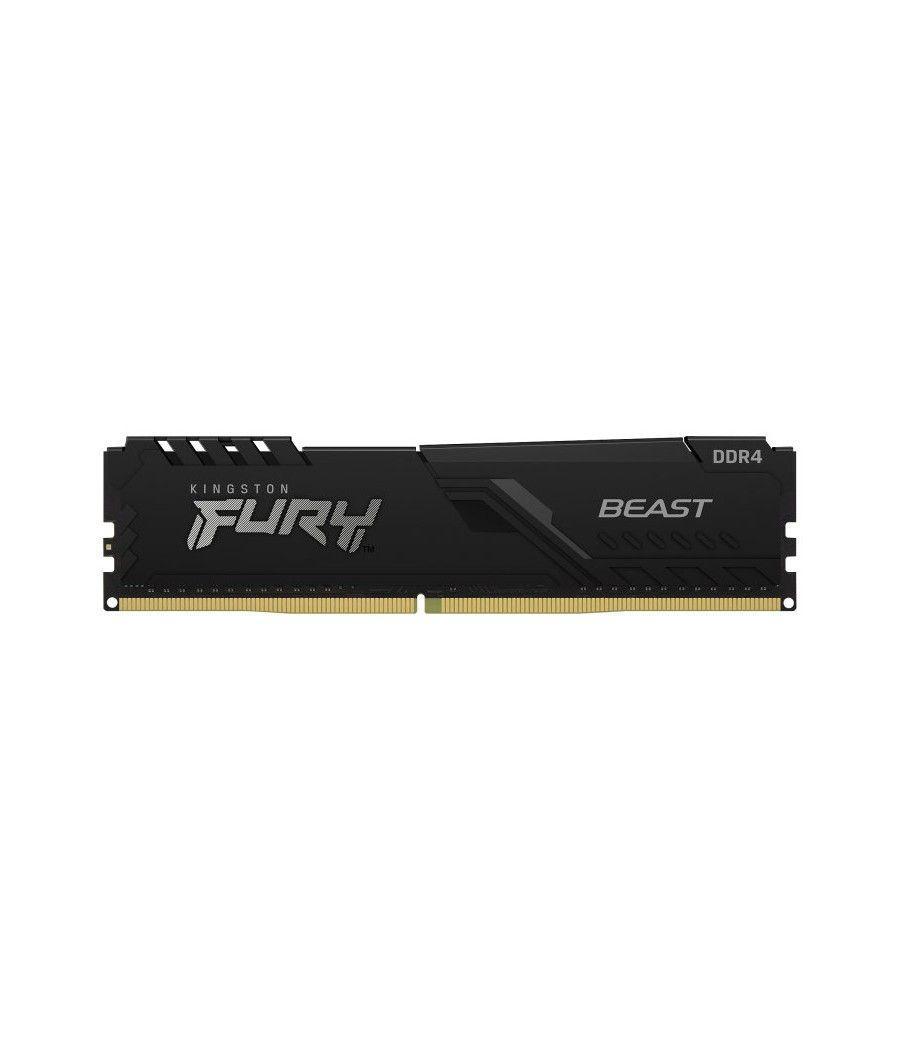 DDR4 KINGSTON 16GB 3600 FURY BEAST NEGRO - Imagen 2