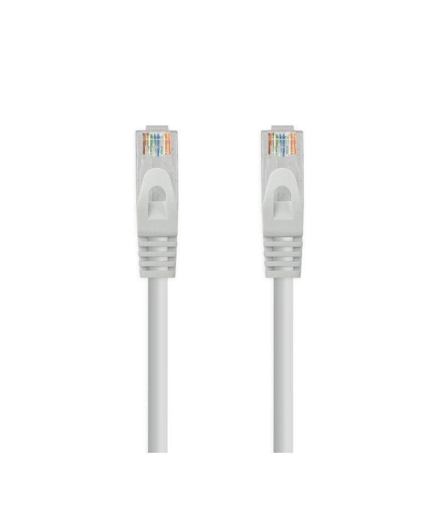 Cable de red rj45 utp nanocable 10.20.1807 cat.6a/ 7m/ gris - Imagen 1