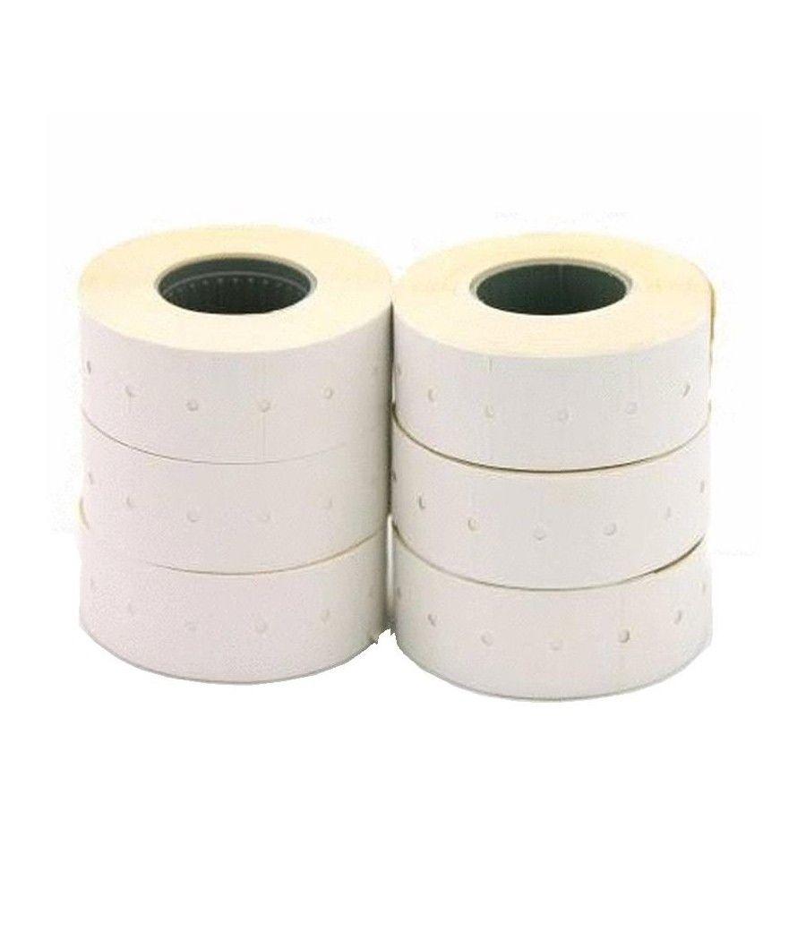 Etiquetas adhesivas en rollo apli 100910/ 21 x 12mm/ pack de 6 rollos - Imagen 1