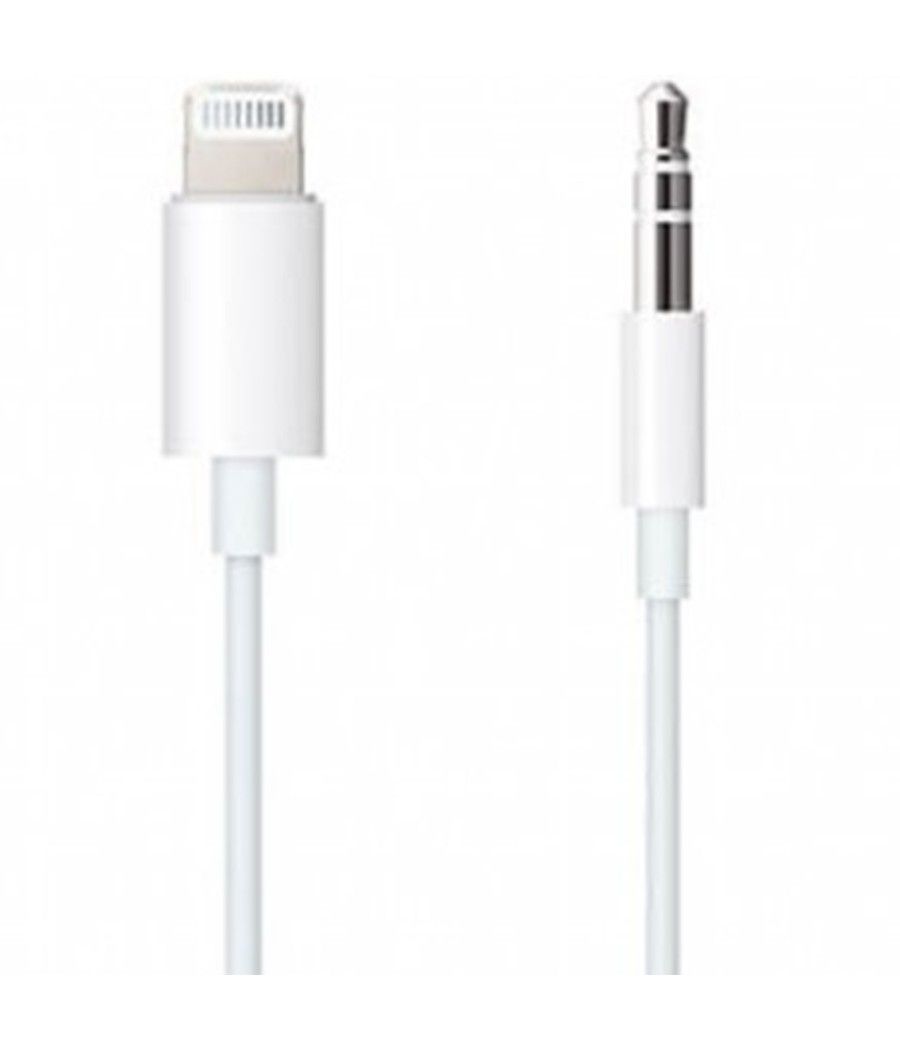 Cable apple lightning a audio 3.5mm blanco original apple - 1.2m - Imagen 1
