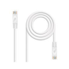 Cable De Red Latiguillo Rj45 Utp Cat6a Awg24 2 M Blanco Nanocable - Imagen 1