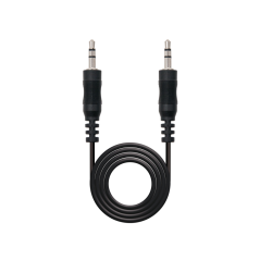 Cable Audio Estereo Jack 3.5/m Jack 3.5/m 20m Nanocable - Imagen 1