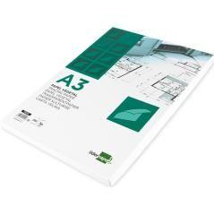 Papel dibujo liderpapel 210x297mm 90g/m2 vegetal PACK 250 UNIDADES - Imagen 3