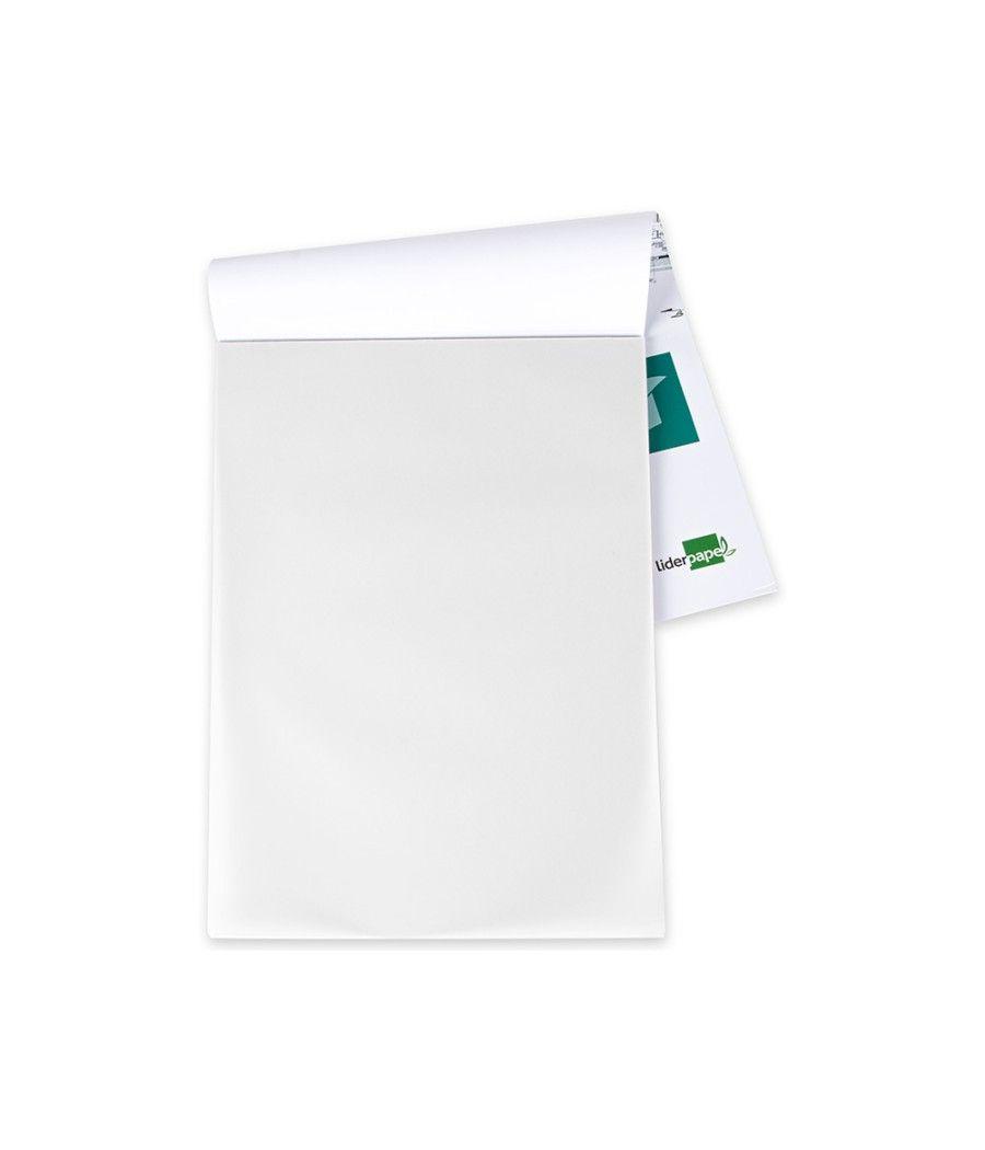 Bloc papel vegetal liderpapel encolado 297x420mm 50 hojas 90 g/m2 - Imagen 4