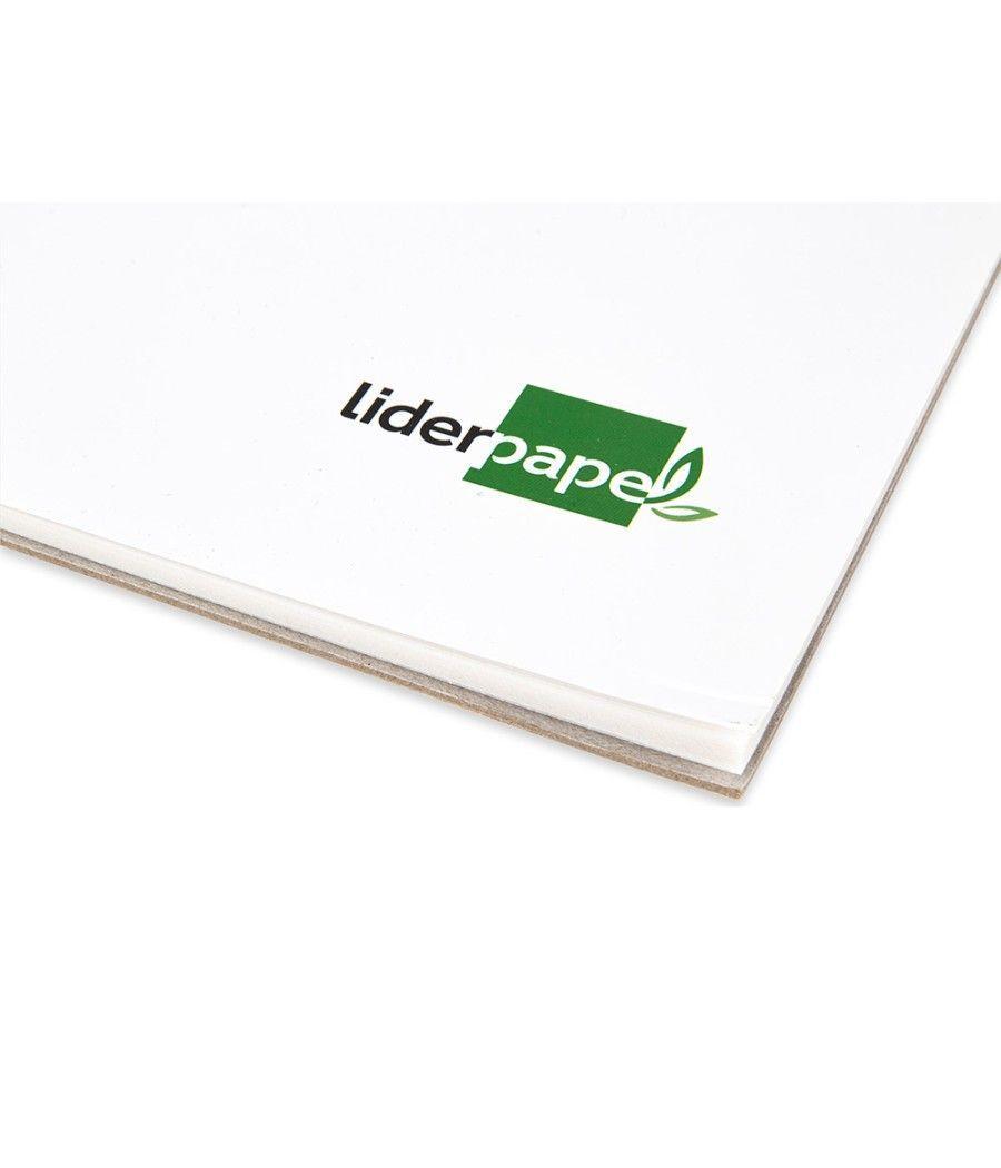 Bloc papel vegetal liderpapel encolado 297x420mm 50 hojas 90 g/m2 - Imagen 5