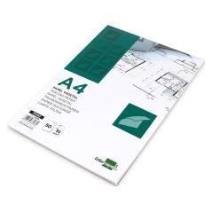 Bloc papel vegetal liderpapel encolado 210x297mm 50 hojas 95g/m2 - Imagen 3