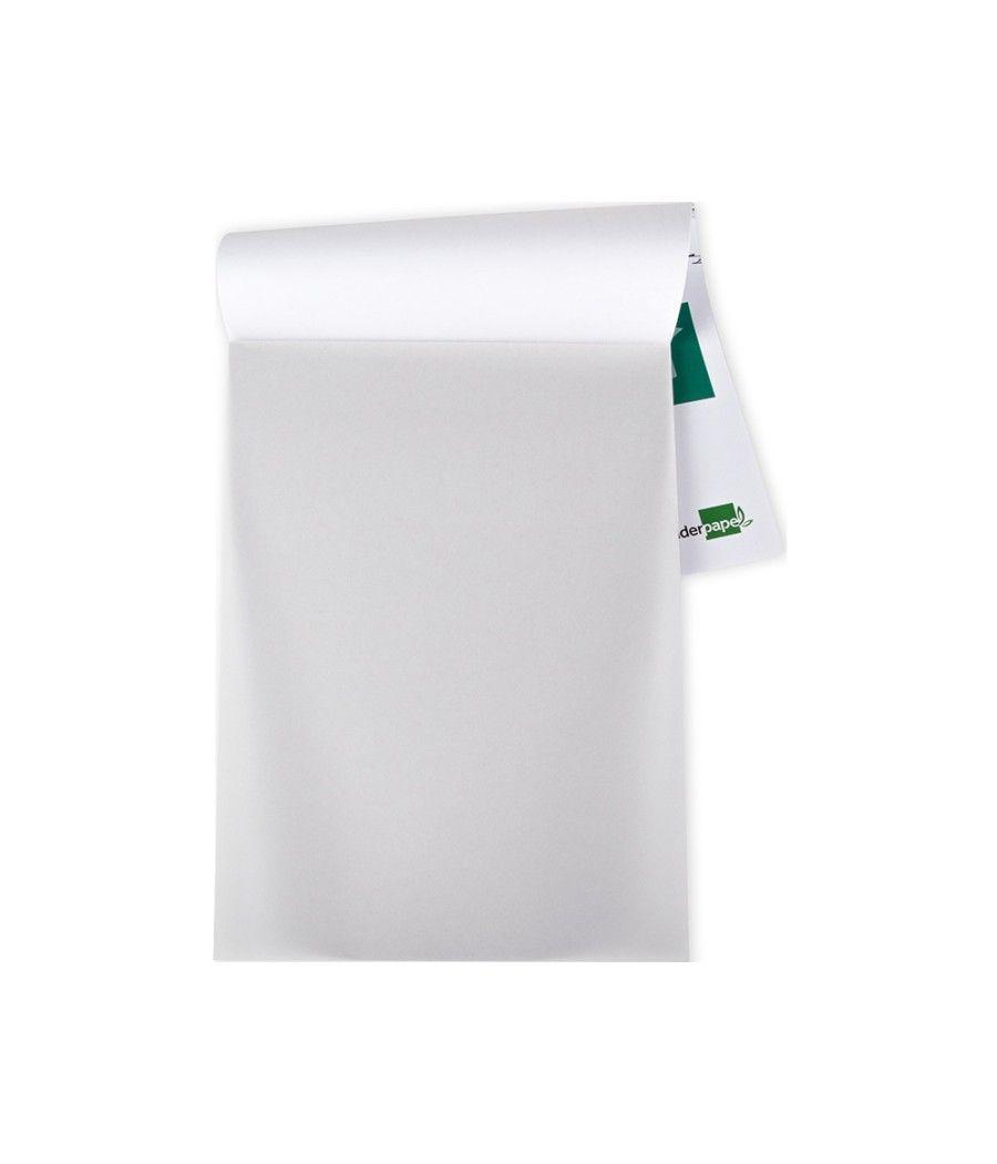 Bloc papel vegetal liderpapel encolado 210x297mm 50 hojas 95g/m2 - Imagen 4