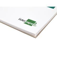 Bloc papel vegetal liderpapel encolado 210x297mm 50 hojas 95g/m2 - Imagen 5