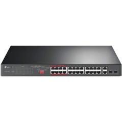 Switch tp-link tl-sl1226p 26 puertos/ rj-45 10/100/1000 poe/ sfp - Imagen 1