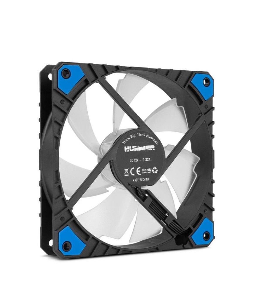 Nox ventilador hummer h-fan pro led azul 120mm pwm - Imagen 4