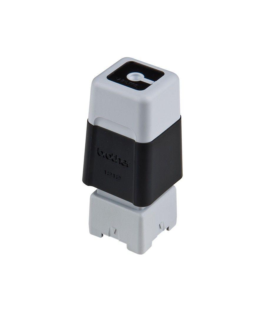 Sello automático brother 12 mm x 12 mm negro pack 6 unidades - Imagen 2