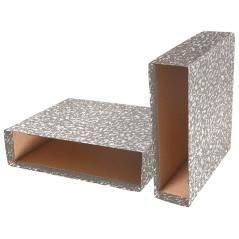 Caja archivador liderpapel classic red folio gris
