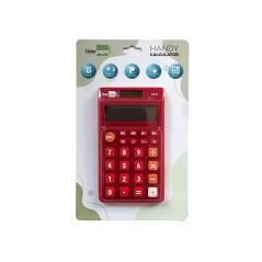 Calculadora liderpapel bolsillo xf11 8 dígitos solar y pilas color rojo 115x65x8 mm - Imagen 3