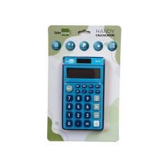 Calculadora liderpapel bolsillo xf09 8 dígitos solar y pilas color azul 115x65x8 mm - Imagen 3