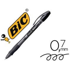 Bolígrafo bic gelocity illusion borrable negro punta de 0,7 mm pack 12 unidades - Imagen 3