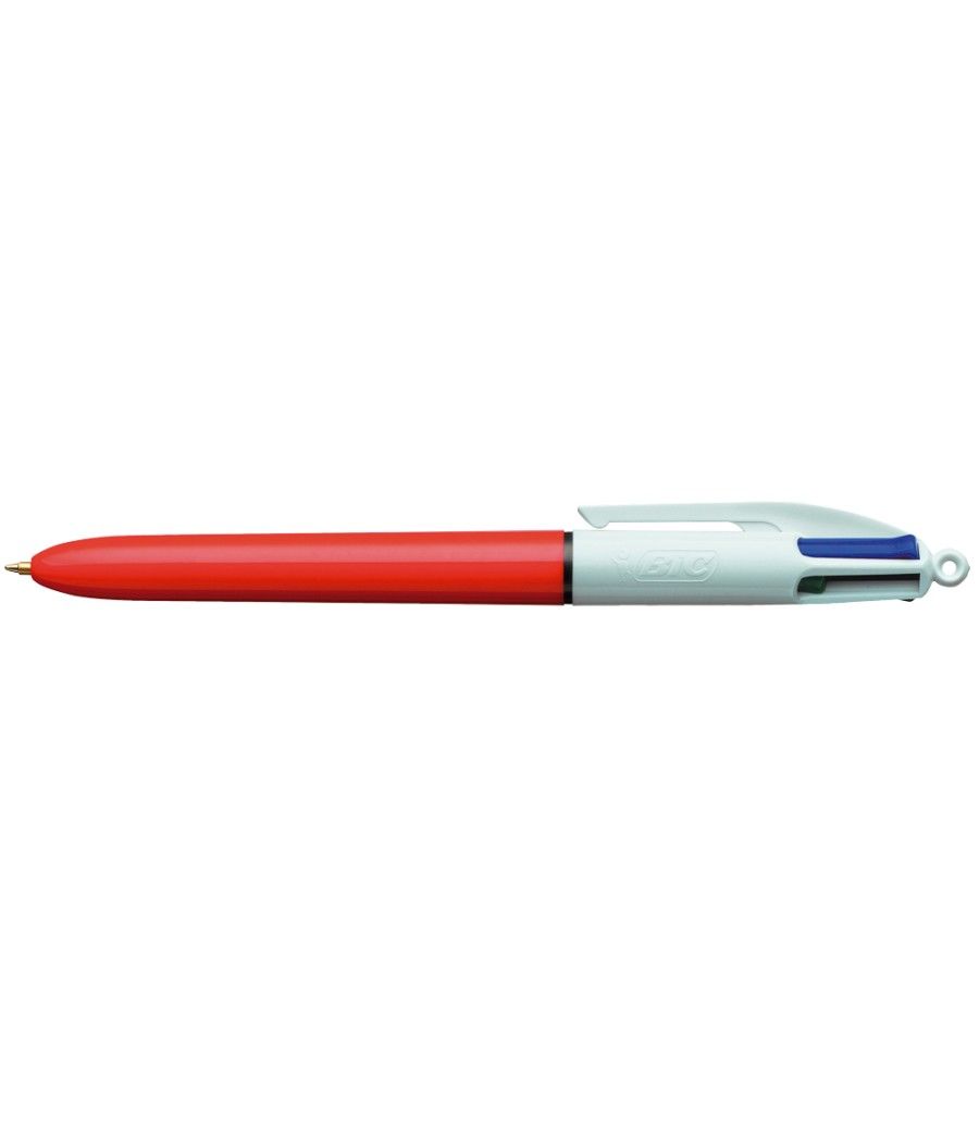 Bolígrafo bic cuatro colores punta fina 0,8 mm pack 12 unidades - Imagen 6