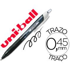 Bolígrafo uni-ball jet stream sport sxn-150 tinta hibrida negro pack 12 unidades - Imagen 5