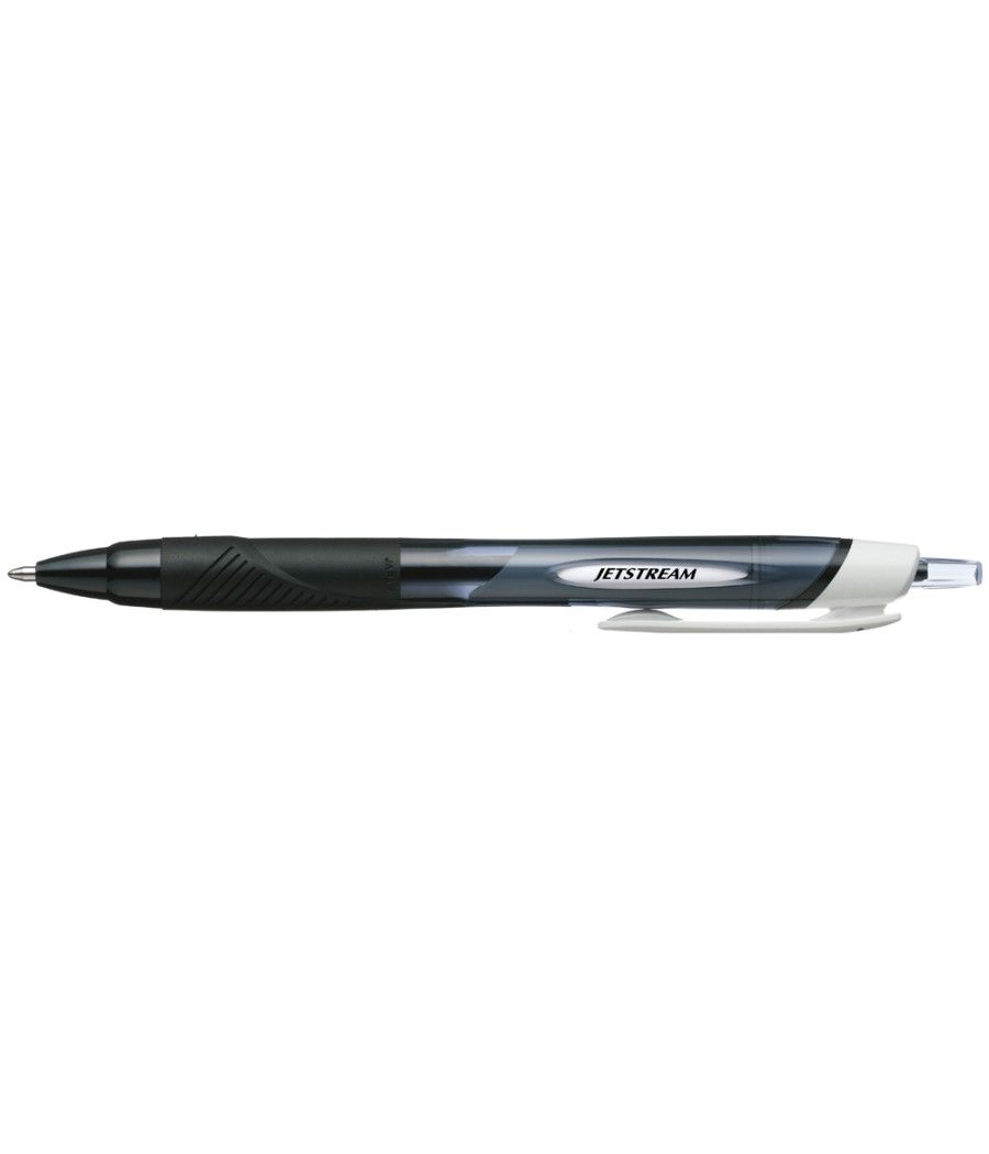 Bolígrafo uni-ball jet stream sport sxn-150 tinta hibrida negro pack 12 unidades - Imagen 6