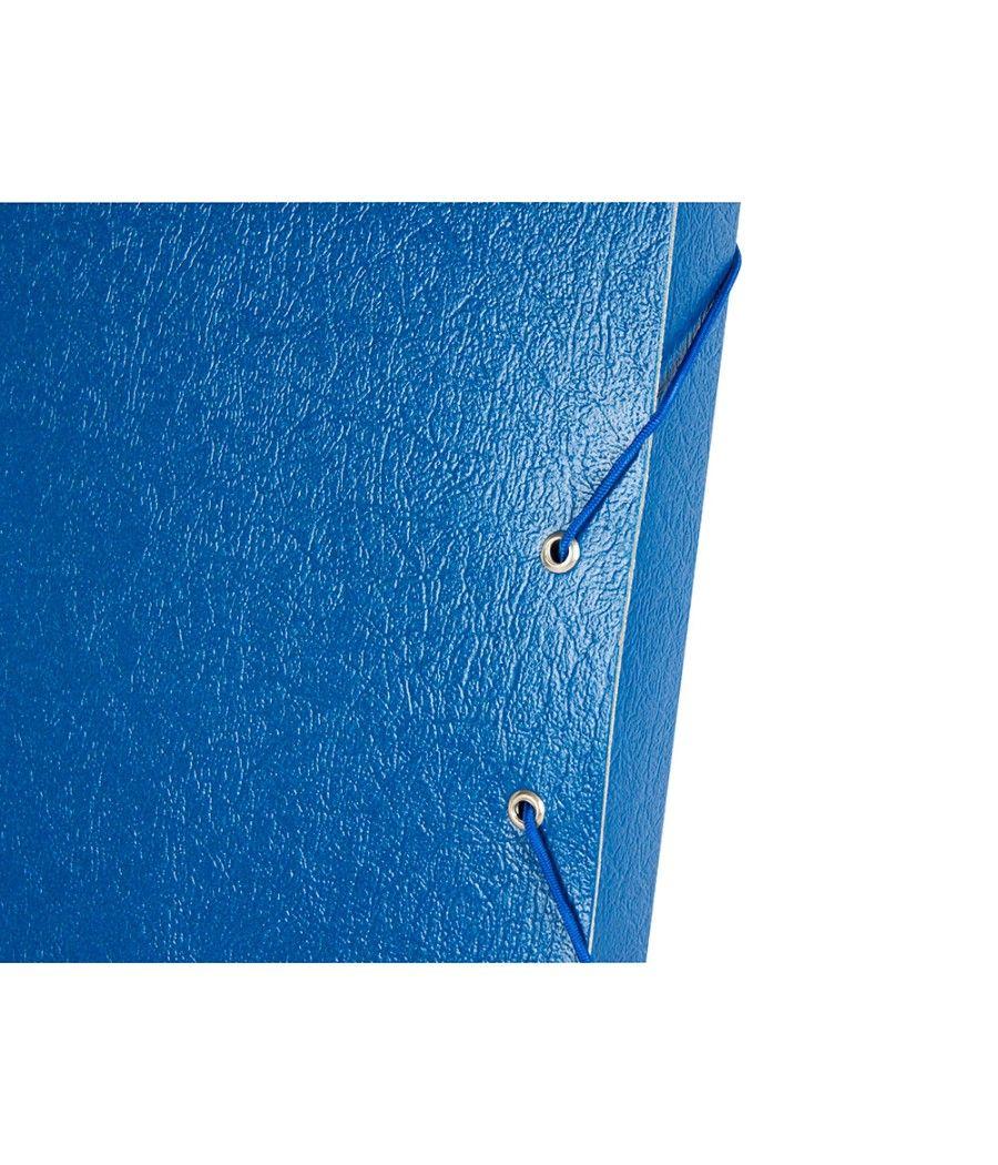 Carpeta proyectos liderpapel folio lomo 30mm cartón gofrado azul - Imagen 6