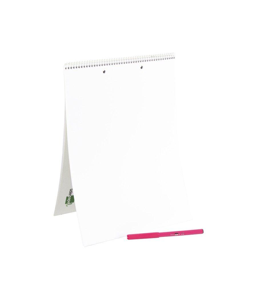 Bloc dibujo liderpapel artístico espiral 230x325mm 20 hojas 130g/m2 sin recuadro 2 taladros perforado pack 5 unidades - Imagen 4