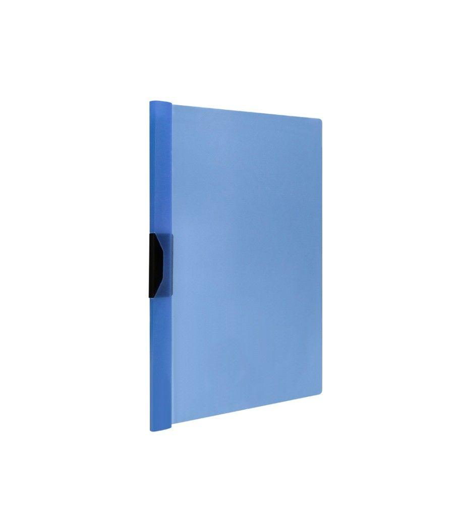 Carpeta liderpapel dossier pinza lateral 45302 polipropileno din a4 azul 30 hojas pinza deslizante - Imagen 5