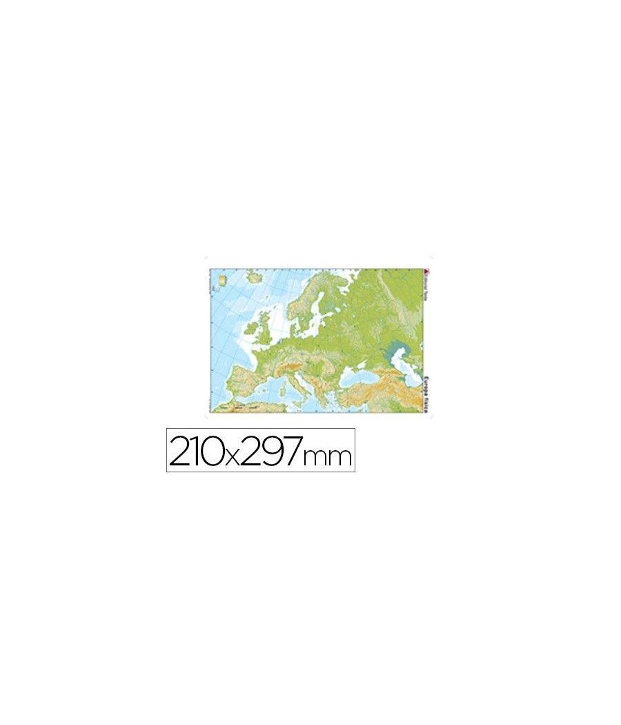 Mapa mudo color din a4 europa -fisico pack 100 unidades - Imagen 2