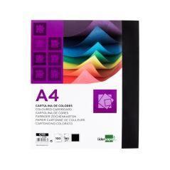 Cartulina liderpapel a4 180g/m2 negro paquete de 100 hojas - Imagen 4