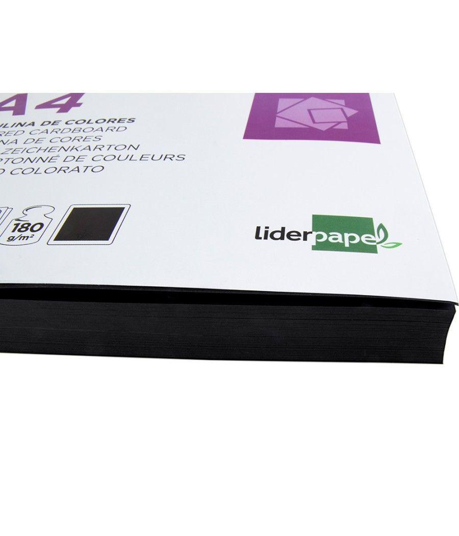 Cartulina liderpapel a4 180g/m2 negro paquete de 100 hojas - Imagen 6