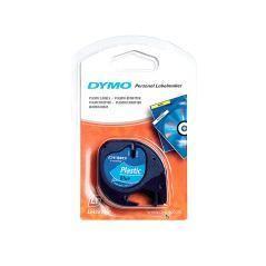 Cinta dymo 12mmx4mt -negro/ultra azul para maquina letratag - Imagen 3