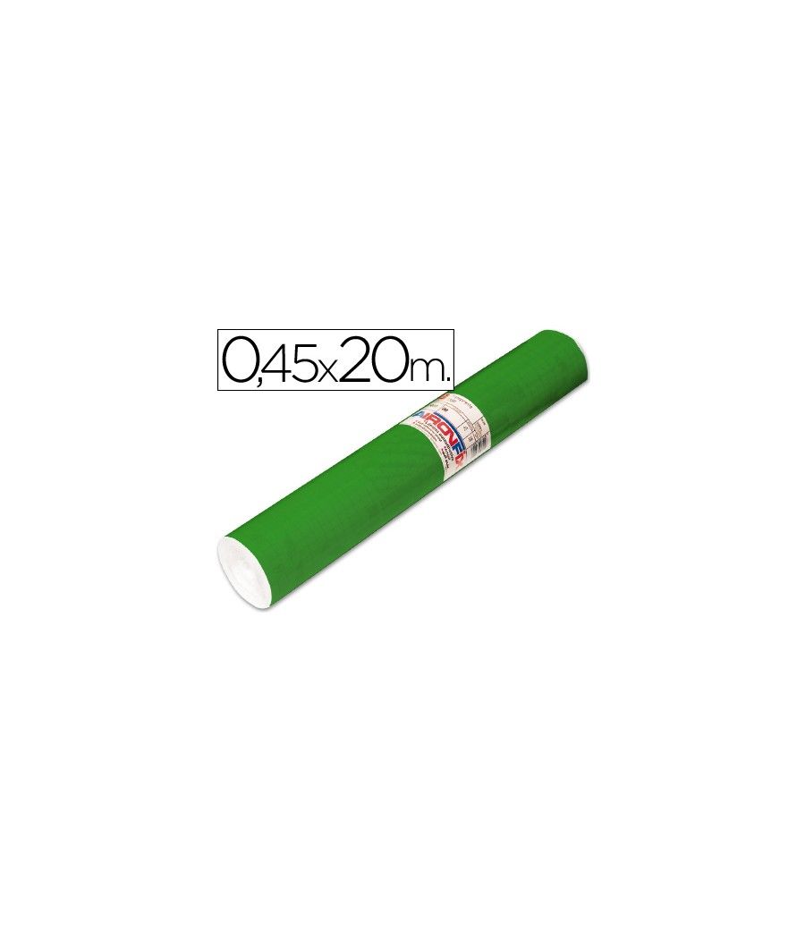 Rollo adhesivo aironfix unicolor verde brillo 67047 rollo de 20 mt - Imagen 2