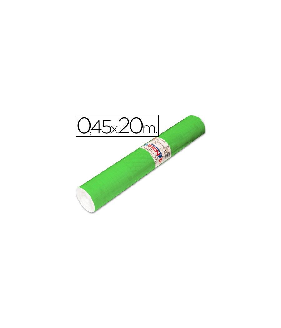 Rollo adhesivo aironfix unicolor verde medio 67005 rollo de 20 mt - Imagen 2